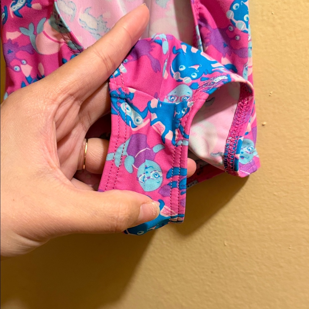 Zoggs Girls Pink Octopus Swim Bottoms - Picture 3 of 5